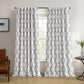 Renzo Rod Pocket Back Tab Window Curtain
