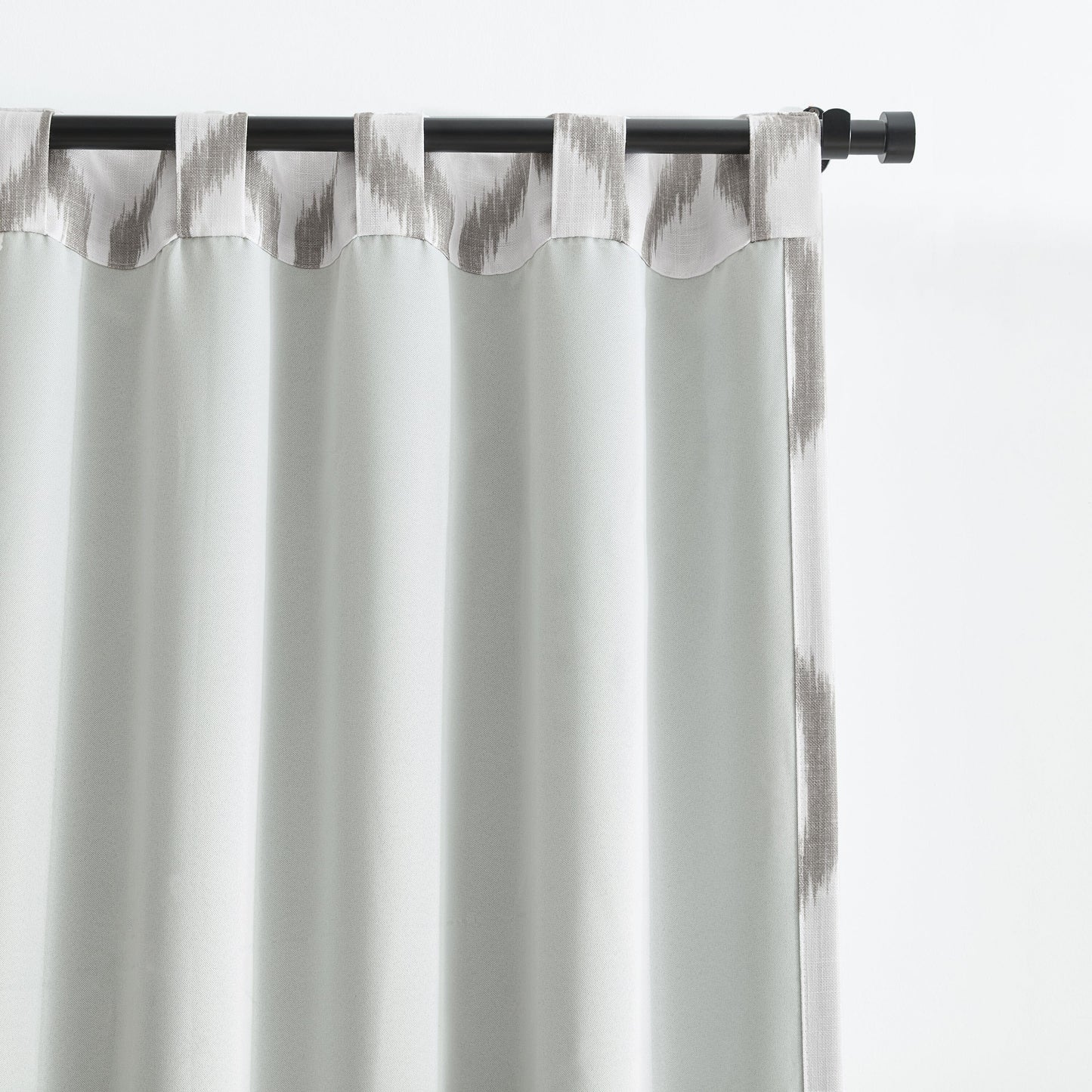 Renzo Rod Pocket Back Tab Window Curtain
