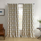 Renzo Rod Pocket Back Tab Window Curtain