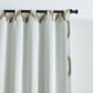 Renzo Rod Pocket Back Tab Window Curtain