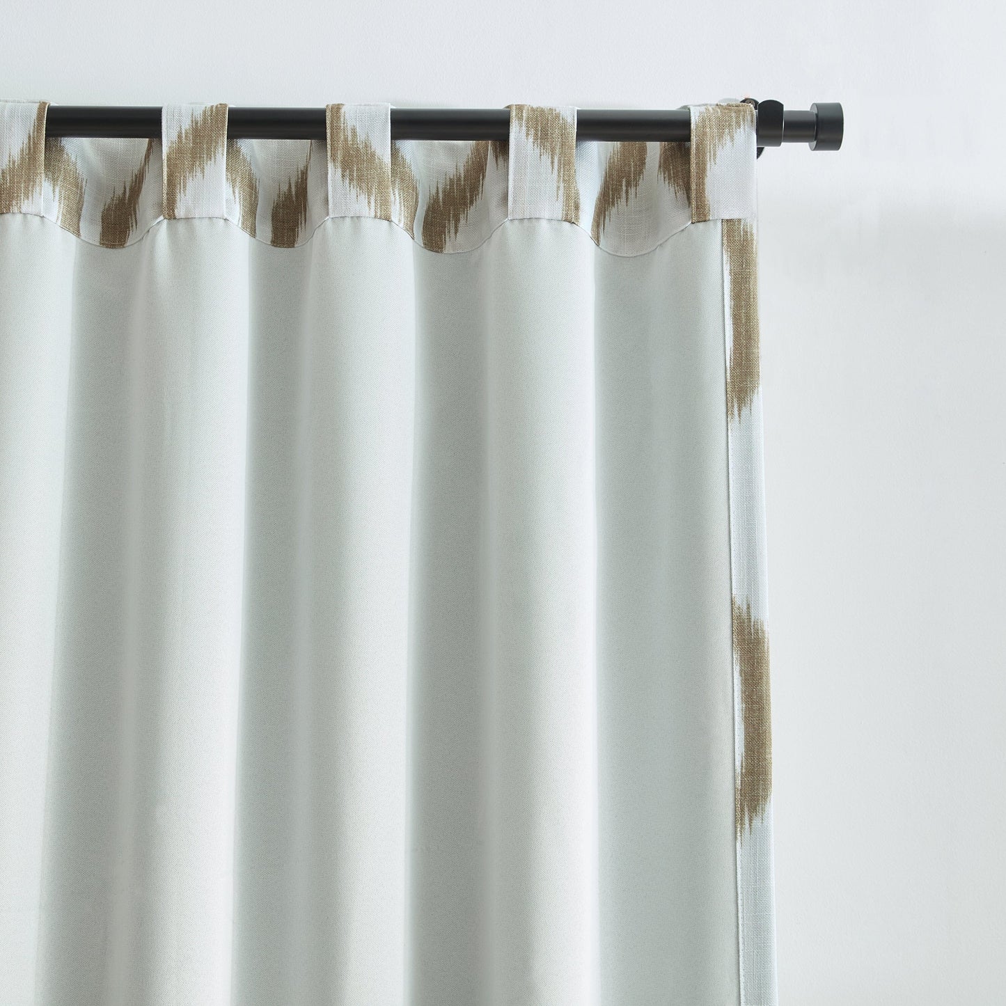 Renzo Rod Pocket Back Tab Window Curtain