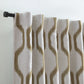Renzo Rod Pocket Back Tab Window Curtain