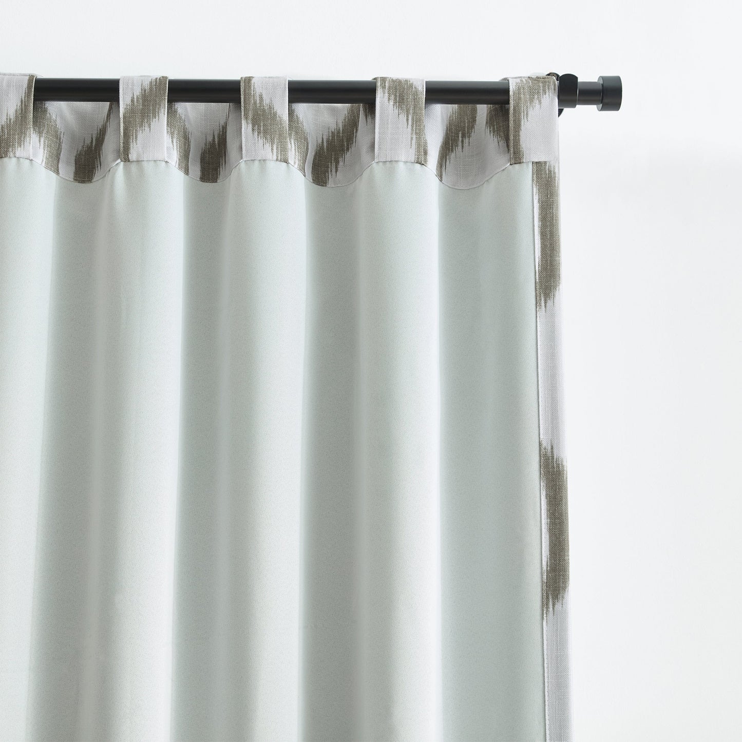 Renzo Rod Pocket Back Tab Window Curtain