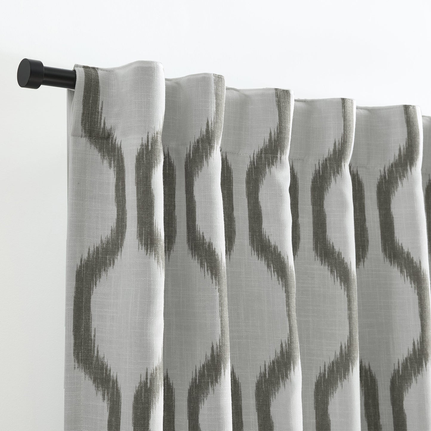 Renzo Rod Pocket Back Tab Window Curtain