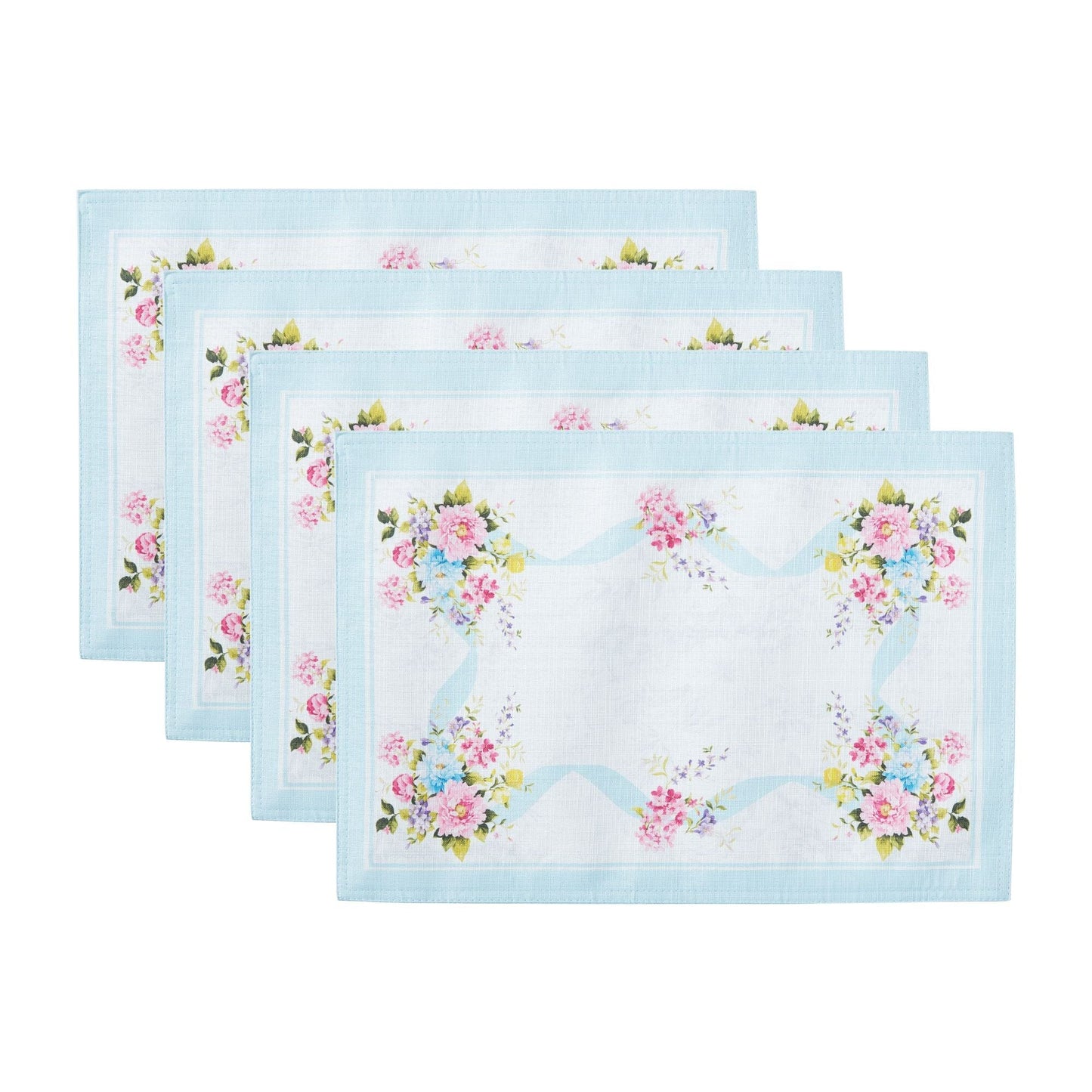 Rose Cottage Engineered Placemats, Set of 4