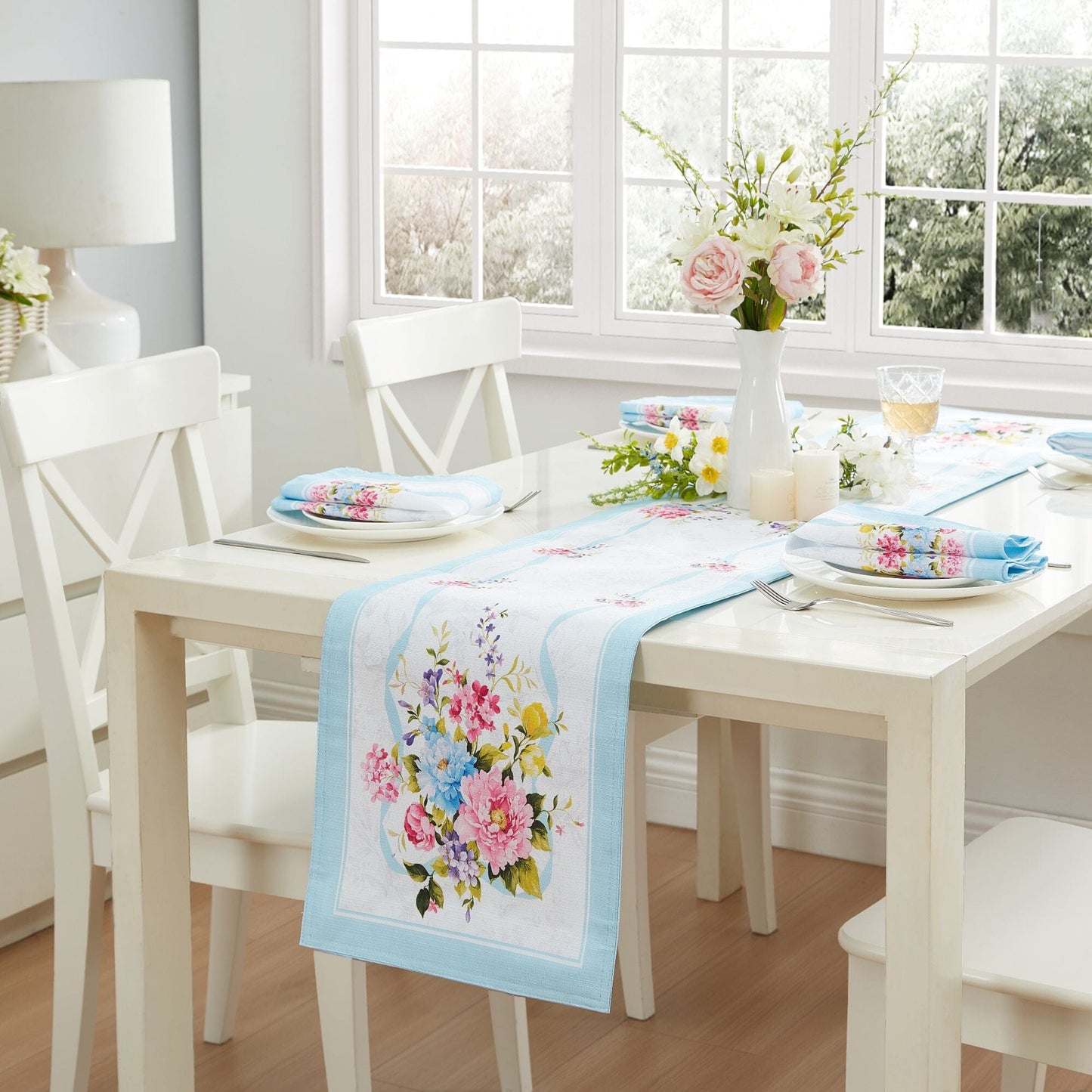 Rose Cottage Engineered Table Runner