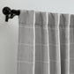Sawyer Windowpane Plaid Blackout Window Curtain Panel
