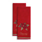 Lenox Seasons Greetings Embroidered Kitchen Towels, Set of 2