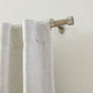 Serena 1" Window Drapery Single Curtain Rod with Contemporary Cap Finial
