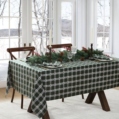 Sherwood Tree Dobby Cotton Tablecloth