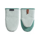 Sirena Chevron Heat-Resistant Ribbed Silicone Grip Mini Mitts, Set of 2
