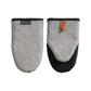 Sirena Chevron Heat-Resistant Ribbed Silicone Grip Mini Mitts, Set of 2