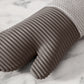 Sirena Chevron Heat-Resistant Ribbed Silicone Grip Oven Mitts, Set of 2