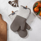 Sirena Chevron Heat-Resistant Ribbed Silicone Grip Oven Mitts, Set of 2