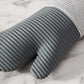 Sirena Chevron Heat-Resistant Ribbed Silicone Grip Oven Mitts, Set of 2