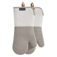 Sirena Chevron Heat-Resistant Ribbed Silicone Grip Oven Mitts, Set of 2
