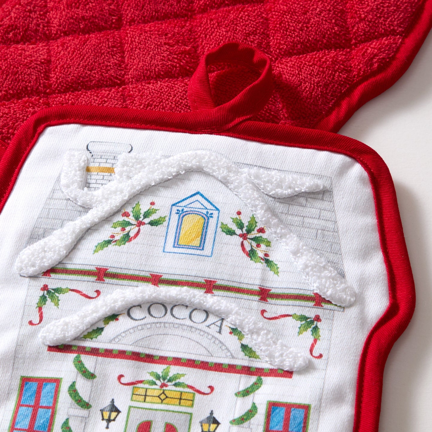 Lenox Spice Village Christmas Pot Holder, Set of 2