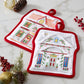 Lenox Spice Village Christmas Pot Holder, Set of 2