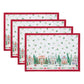 Lenox Spice Village Christmas Placemats, Set of 4