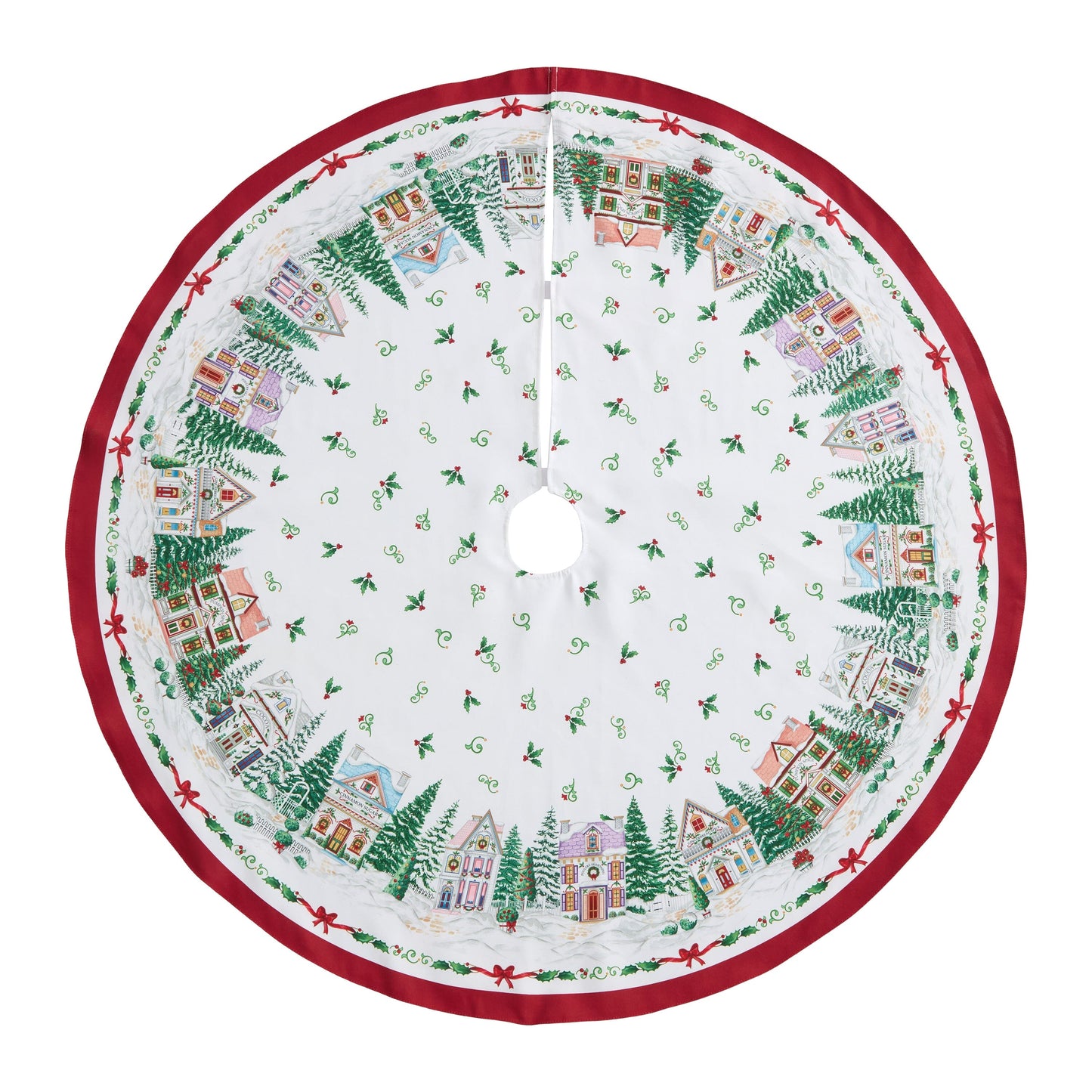 Lenox Spice Village Christmas Tree Skirt