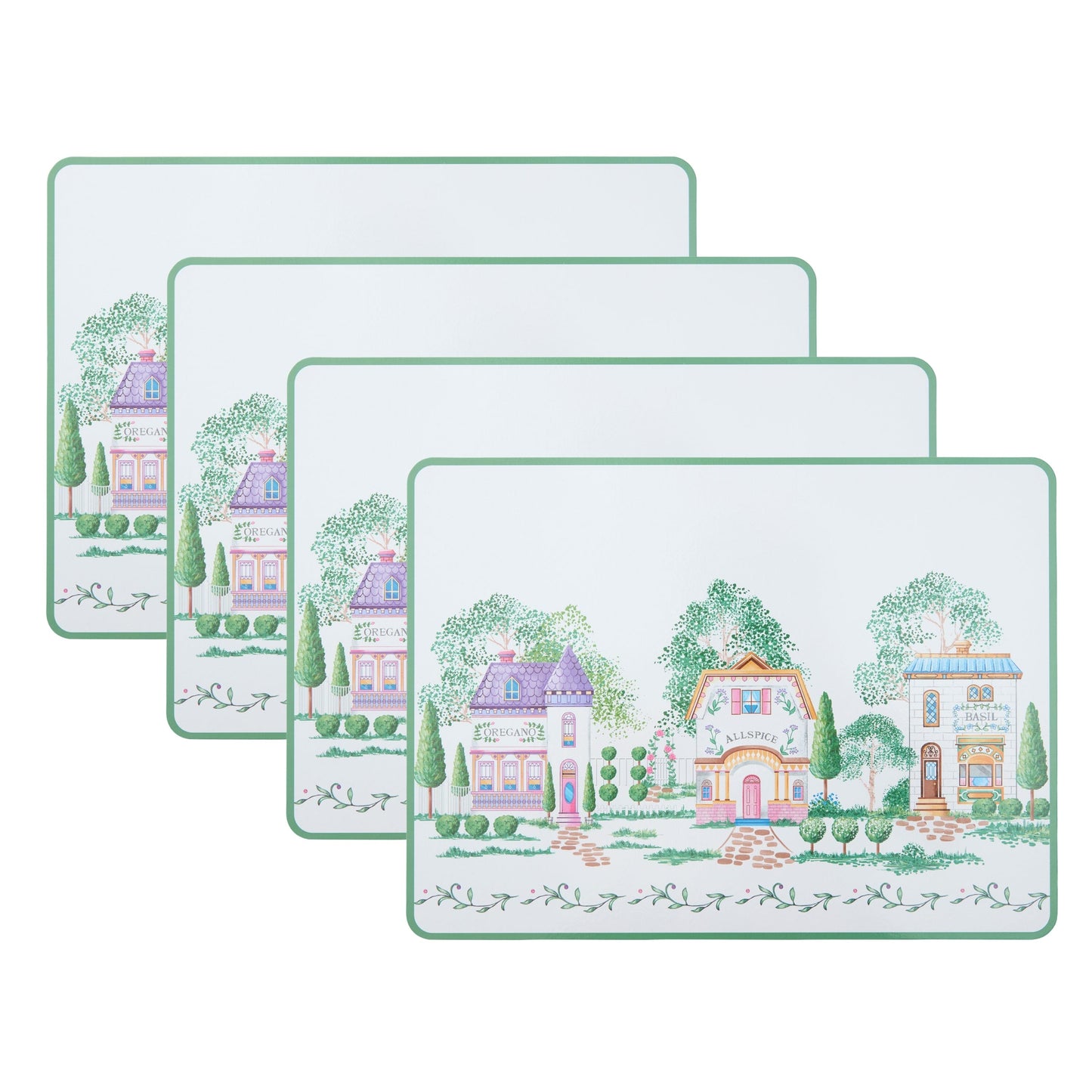 Lenox Spice Village Cork Placemats, Set of 4