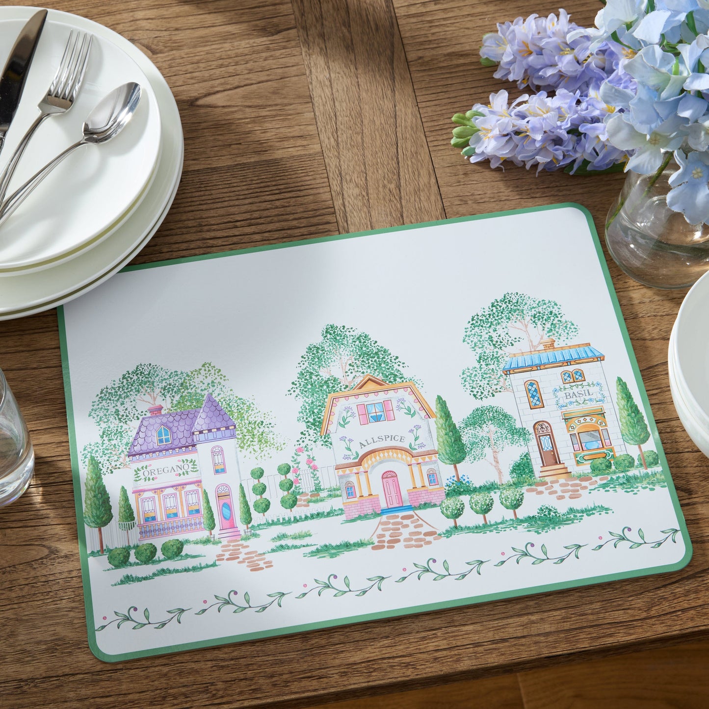 Lenox Spice Village Cork Placemats, Set of 4
