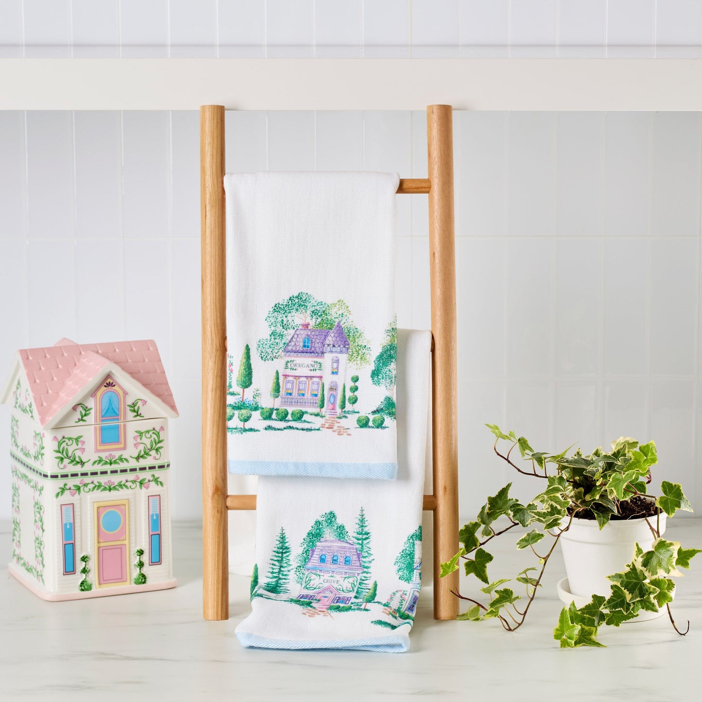 Lenox Spice Village Kitchen Towels, Set of 2