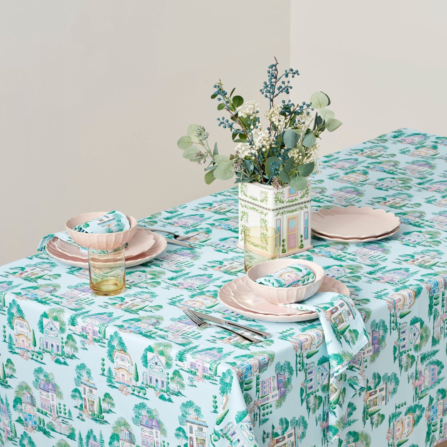 Lenox Spice Village Allover Tablecloth