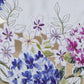 Spring Hydrangea Floral Cutwork Table Runner