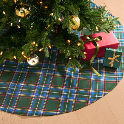 Stowe Tartan Plaid Christmas Tree Skirt