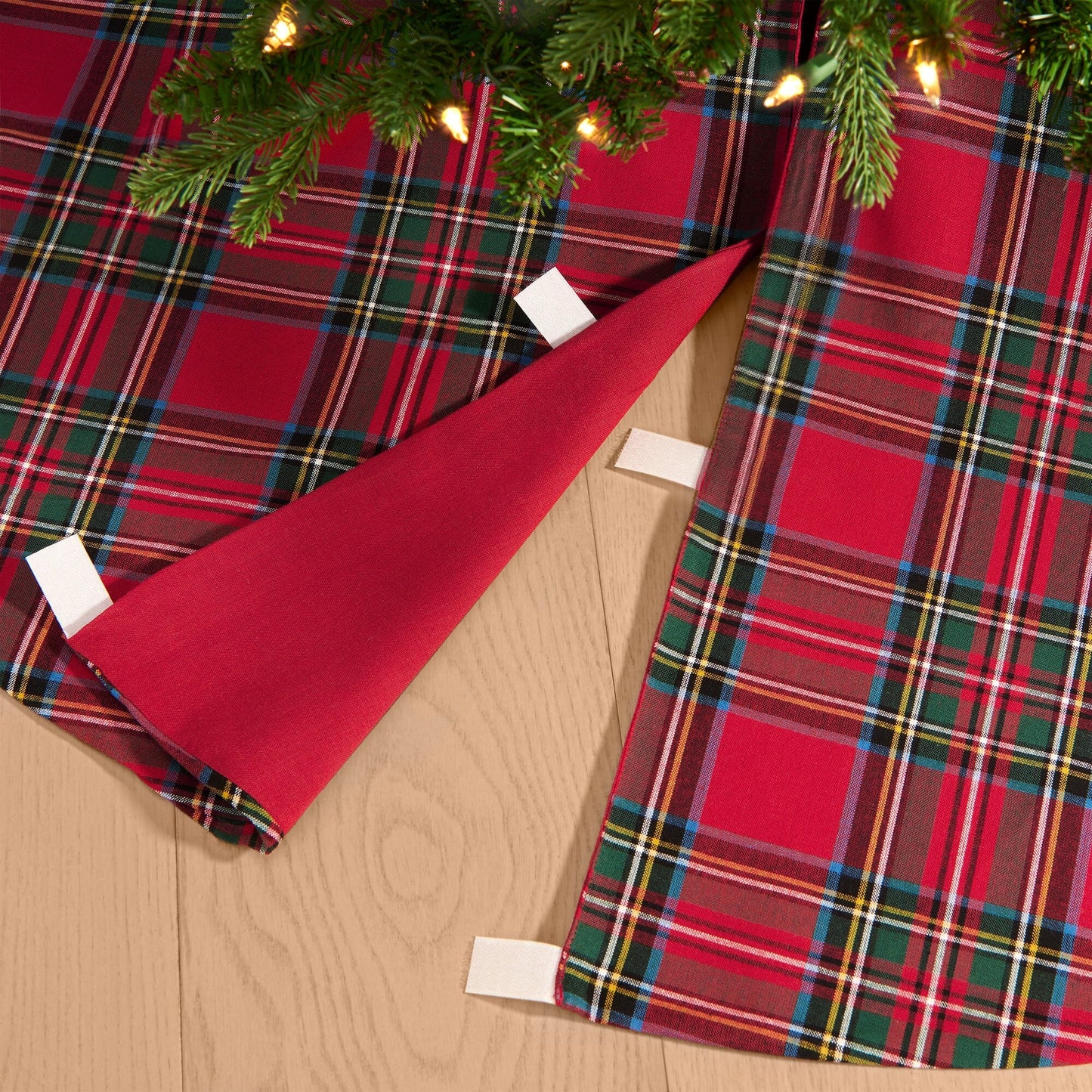 Stowe Tartan Plaid Christmas Tree Skirt