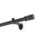 Tribeca 1" Single Curtain Rod with Cylinder End Cap Finial