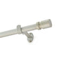 Tribeca 1" Single Curtain Rod with Cylinder End Cap Finial
