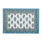 Tropez - Manteles individuales para interiores y exteriores, resistentes al agua y a las manchas, con estampado de bloques, juego de 4