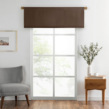 SunVeil Vanderbilt Straight Pleated Window Valance