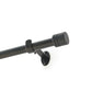 Lenox Verona 1” Single Curtain Rod with Cylinder End Cap Finial Design