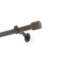 Lenox Verona 1” Single Curtain Rod with Cylinder End Cap Finial Design