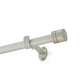 Lenox Verona 1” Single Curtain Rod with Cylinder End Cap Finial Design
