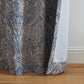 Vittoria Paisley Printed Blackout Curtain Panel