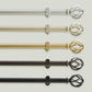 Walker 1” Single Curtain Rod with Cage Ball Finial