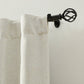 Walker 1” Single Curtain Rod with Cage Ball Finial