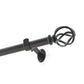 Walker 1” Single Curtain Rod with Cage Ball Finial