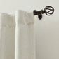 Walker 1” Single Curtain Rod with Cage Ball Finial