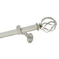 Walker 1” Single Curtain Rod with Cage Ball Finial