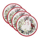 Lenox Holiday Winter Greetings Round Cork Placemat, Set of 4