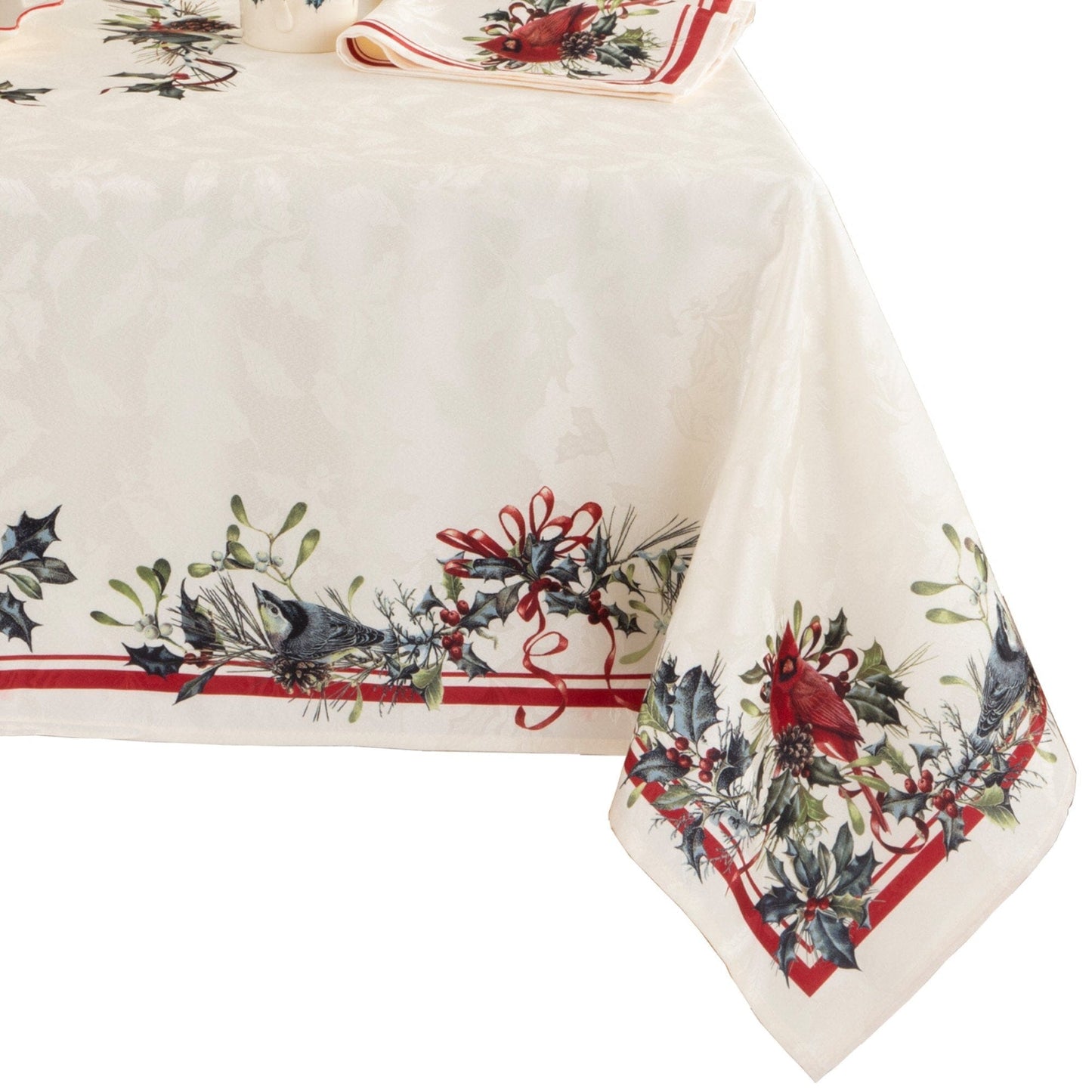 Lenox Holiday Winter Greetings Tablecloth