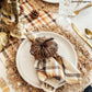 Russet Harvest Woven Plaid Table Runner