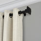 polyresin curtain rod with decorative finial
