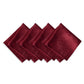burgundy set of 4 napkins