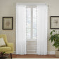 Bianca Semi-Sheer 100% Cotton Window Curtain with Tassels